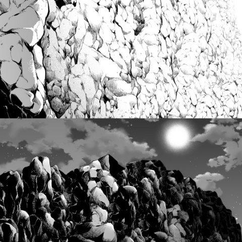 岩壁白黒サムネ